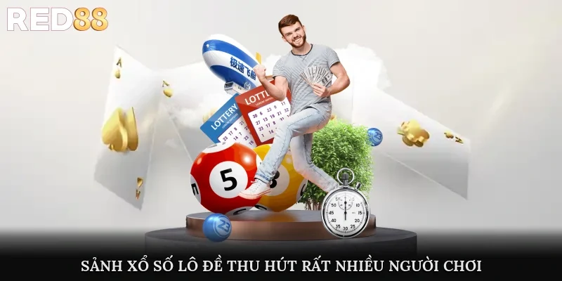 Sảnh xổ số lô đề thu hút rất nhiều người chơi tham gia mỗi ngày